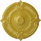 Ekena Millwork Attica Acanthus Leaf Ceiling Medallion (Fits Canopies up to 3 1/4"), 30 1/8"OD x 1 1/2"P, Rich Gold CM30ATRGS - alternate 1